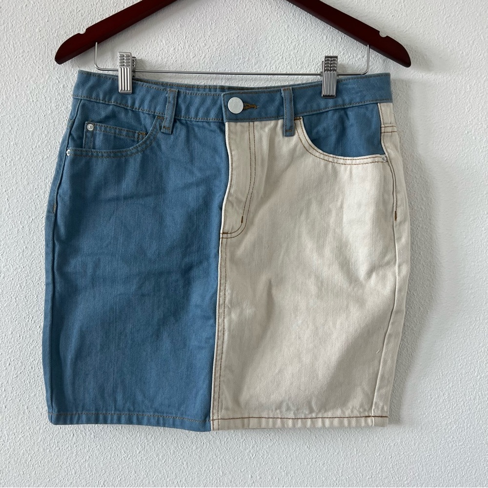 Urban outfitters BDG Two-Tone Pencil Mini Skirt - Picture 3 of 7